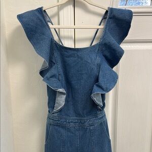 Vici Denim Blue Women's Jumpsuit